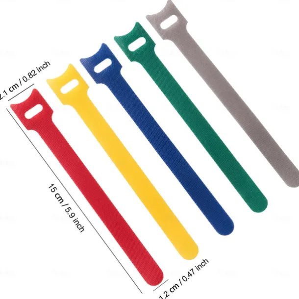 30pcs Cable Organizer - Reusable Self-Gripping Cable Ties for Charger Management, Wire Bundling, Storage, Suitable for Home, Office, Desk Cable Organization