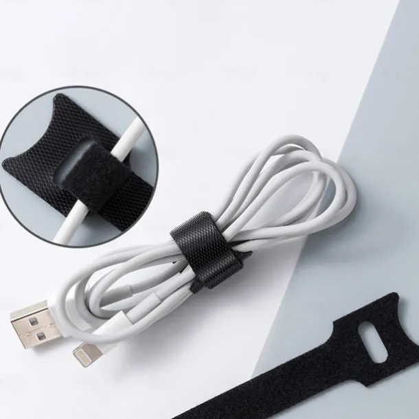 30pcs Cable Organizer - Reusable Self-Gripping Cable Ties for Charger Management, Wire Bundling, Storage, Suitable for Home, Office, Desk Cable Organization