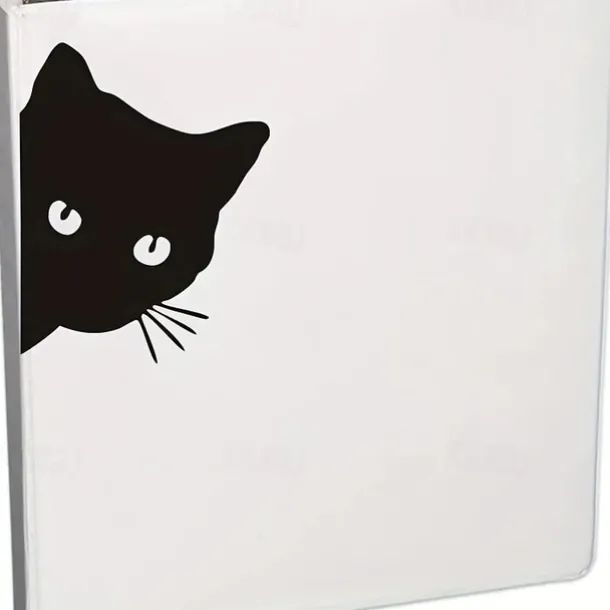 2pcs Car Black Cat Peeking Sticker Funny Vinyl Decal Car Styling Decoration Accessories Auto Exterior Decor For Car