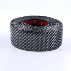 3Pcs Car Threshold Anti-stepping/Scratching Door Decor Bump Sticker Blue 1 Meter