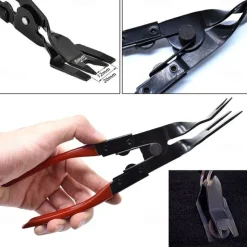 19PCS Car Trim Removal Tools Kit & Storage Pouch Plastic Stereo Audio Radio Remover Door Panel Dashboard Interior Pry Bar Molding Clip Pliers Upholstery Installer