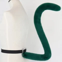 2Pcs Carnival Cats Dress up Kits Includes Cats Hairband Tail, Animal Cosplay Costume for Kid Carnival