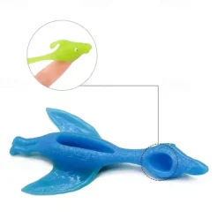 10PCS Catapult Launching Dinosaur Toys - Fun Tricky Slingshot for Kids' Party Gifts & Stress Relief!