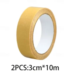 2PCS Cloth-based Double-Sided Tape: High-Adhesive, Ideal for Wedding Red Carpet, Non-Slip Rug Gripper, Floor Mat Fixation with Strong Glue