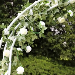 1/3/5Pcs 240Cm/94“ Artificial Flower Fabric Modern Contemporary Vine Wall Flower Vine Wedding Party Decoration,Fake Flowers For Wedding Arch Garden Wall Home Party Hotel Office Arrangement Decoration