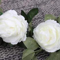 1/3/5Pcs 240Cm/94“ Artificial Flower Fabric Modern Contemporary Vine Wall Flower Vine Wedding Party Decoration,Fake Flowers For Wedding Arch Garden Wall Home Party Hotel Office Arrangement Decoration