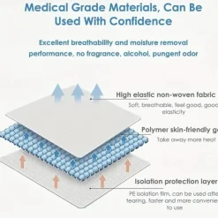 20pcs Cooling Patch, 8 Hours Fever Cooling Gel Pads, Hot Flash Blue Forehead Cold Cooling Sticker Sheets