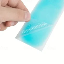 20pcs Cooling Patch, 8 Hours Fever Cooling Gel Pads, Hot Flash Blue Forehead Cold Cooling Sticker Sheets