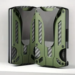 1pcs Credit Card Holder Wallet Plastic Metal Name Card Holder with Magnetic Shut Multi Credit Card Protector for Women Men