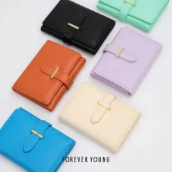 1pcs Credit Card Holder Wallet PU Leather Name Card Holder Pocket Credit Card Protector for Women Men Kids