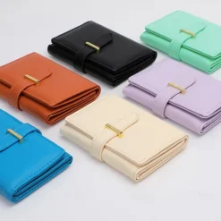 1pcs Credit Card Holder Wallet PU Leather Name Card Holder Pocket Credit Card Protector for Women Men Kids