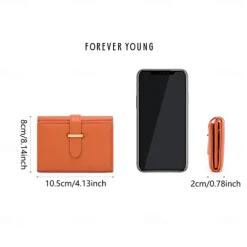 1pcs Credit Card Holder Wallet PU Leather Name Card Holder Pocket Credit Card Protector for Women Men Kids