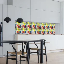 10pcs 3D Mosaic Crystal Tile Sticker Glass TileDIY Waterproof Self adhesive Wall Sticker