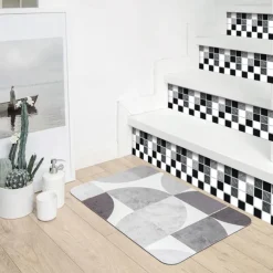 10pcs 3D Mosaic Crystal Tile Sticker Glass TileDIY Waterproof Self adhesive Wall Sticker