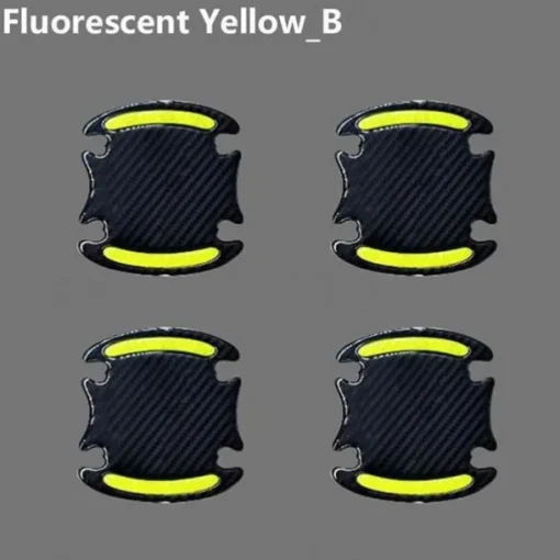 8PCS Decal Tape Open Stickers Car Door Auto Reflective 3D Universal Car Accessories Strips Safety