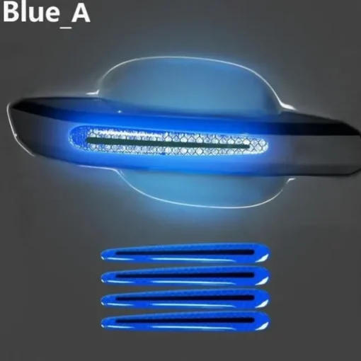 8PCS Decal Tape Open Stickers Car Door Auto Reflective 3D Universal Car Accessories Strips Safety