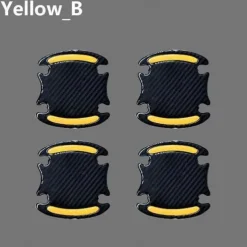 8PCS Decal Tape Open Stickers Car Door Auto Reflective 3D Universal Car Accessories Strips Safety