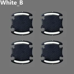 8PCS Decal Tape Open Stickers Car Door Auto Reflective 3D Universal Car Accessories Strips Safety