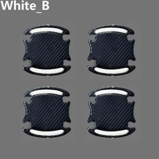 8PCS Decal Tape Open Stickers Car Door Auto Reflective 3D Universal Car Accessories Strips Safety