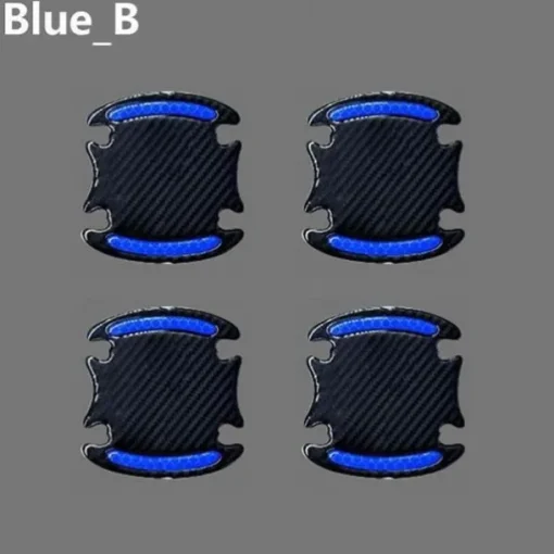 8PCS Decal Tape Open Stickers Car Door Auto Reflective 3D Universal Car Accessories Strips Safety