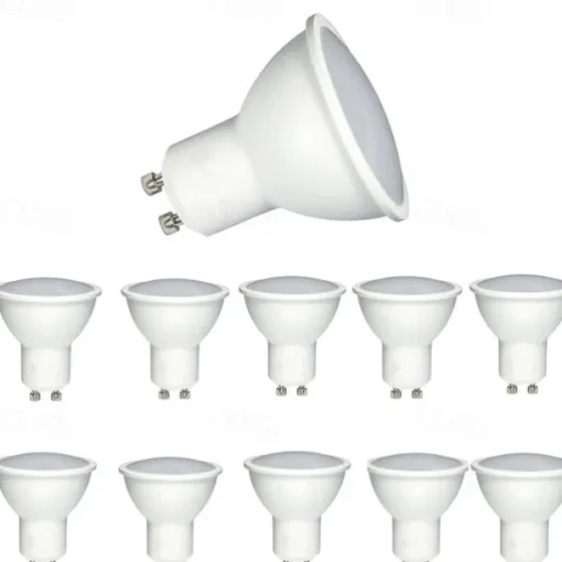 10pcs Dimmable GU10 Lampada LED Bulb 5W 220V Bombillas LED Lamp Spotlight Lampara Spot Light Decoration Warm White Cold White