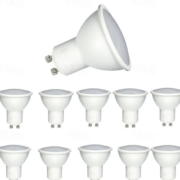 10pcs Dimmable GU10 Lampada LED Bulb 5W 220V Bombillas LED Lamp Spotlight Lampara Spot Light Decoration Warm White Cold White