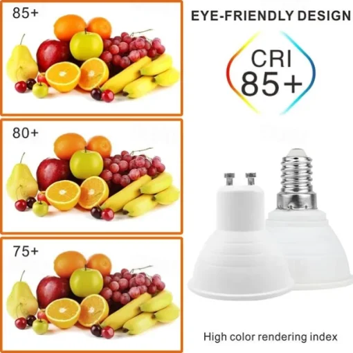 10pcs Dimmable GU10 Lampada LED Bulb 5W 220V Bombillas LED Lamp Spotlight Lampara Spot Light Decoration Warm White Cold White