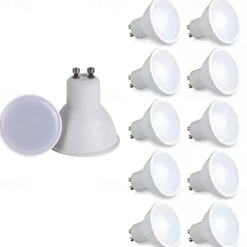 10pcs Dimmable GU10 Lampada LED Bulb 5W 220V Bombillas LED Lamp Spotlight Lampara Spot Light Decoration Warm White Cold White
