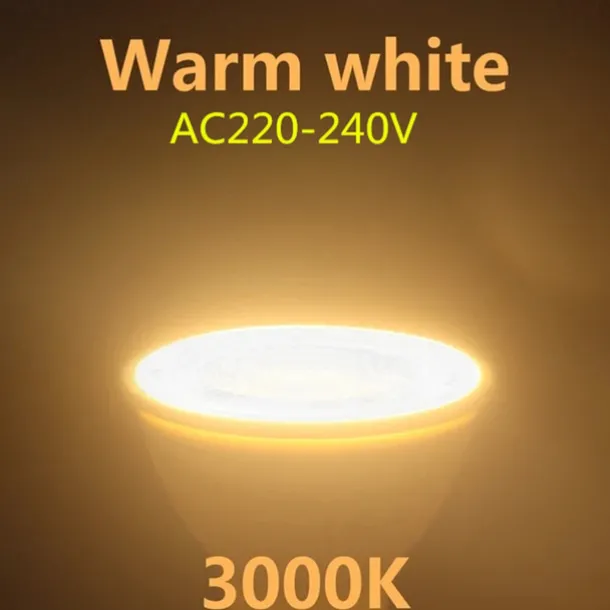 6/10pcs Dimmable Gu10 LED Bulbs, LED Downlight Spotlight 38 Degree Energy Saving Light Bulbs 220~240V Indoor Lighting