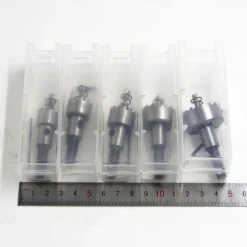 5Pcs Drill Bit Carbide Tip HSS Hole Saw Set Stainless Steel Metal Alloy 16/18.5/20/25/30mm Woodworking Tools
