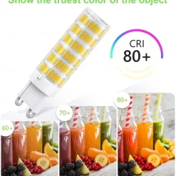 5PCS E14 LED Light Bulb 7W G4 LED Bulb Equivalent Halogen Bulbs 70W E14 Small Edison Screw Cooker Hood Bulb for Home Lighting Fridge AC220-240V