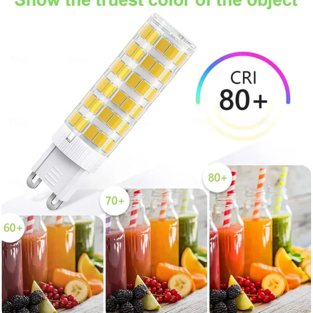 5PCS E14 LED Light Bulb 7W G4 LED Bulb Equivalent Halogen Bulbs 70W E14 Small Edison Screw Cooker Hood Bulb for Home Lighting Fridge AC220-240V