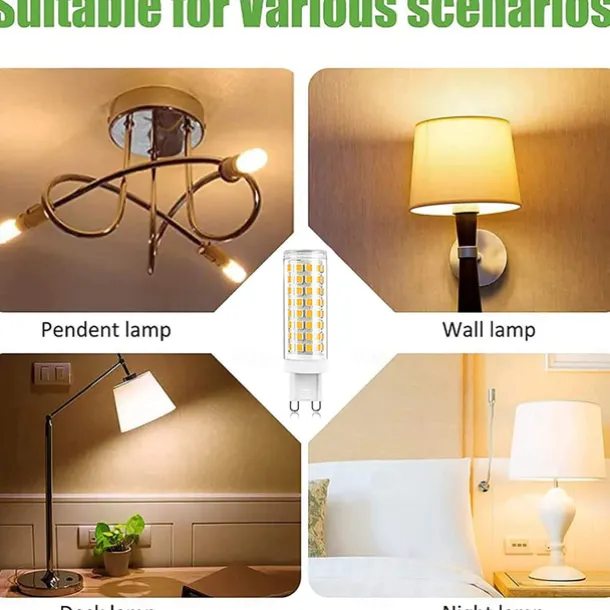 5PCS E14 LED Light Bulb 7W G4 LED Bulb Equivalent Halogen Bulbs 70W E14 Small Edison Screw Cooker Hood Bulb for Home Lighting Fridge AC220-240V