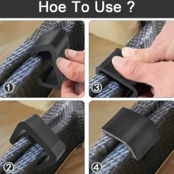 8pcs Extra Strong Connectors Garden Furniture Clips Polyrattan Furniture Clips for Lounge Set Clips Clips for Garden Furniture Set Module Outdoor Couch Patio Furniture