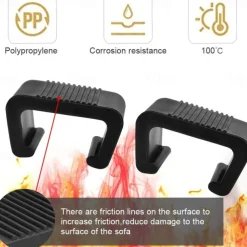 8pcs Extra Strong Connectors Garden Furniture Clips Polyrattan Furniture Clips for Lounge Set Clips Clips for Garden Furniture Set Module Outdoor Couch Patio Furniture