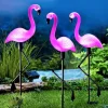 3pcs Flamingo Solar Lawn Lights – Waterproof Outdoor Garden Lights for Yard, Patio Walkway and Backyard Decoration