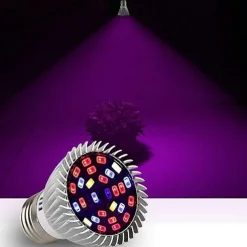 4pcs Full Spectrum Led Grow light Bulb E26 E27 GU10 E14 28leds Grow Plant Light for Hydroponics Greenhouse Organic Indoor Plants AC85-265V