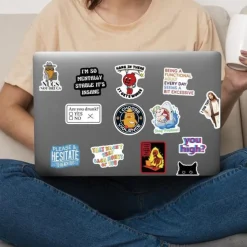 150pcs Funny Stickers for Adults, Suitable For Bumpers,Safety Helmets,Water Bottles,Colleagues,Computers Vinyl Waterproof Decals