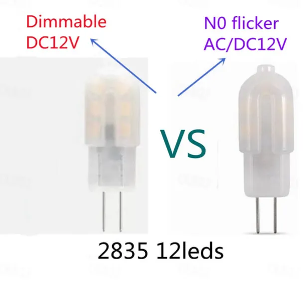 10pcs G4 AC/DC12V DC12V LED Light 12leds SMD 2835 Bulb Lamparas Spotlight Replace Halogen Lamp For Home Chandelier