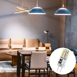 10pcs G4 Bi-pin LED Light Bulb 3W 24LED SMD 2835 Equivalent Halogen Bulb 30W Warm white 3000K Daylight White 6000K 360° Beam Angle Flicker Free DC12V AC220V AC110V