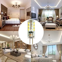 10pcs G4 Bi-pin LED Light Bulb 3W 24LED SMD 2835 Equivalent Halogen Bulb 30W Warm white 3000K Daylight White 6000K 360° Beam Angle Flicker Free DC12V AC220V AC110V