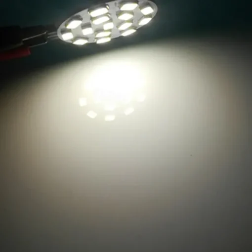 4Pcs G4 LED Bulb 30 Watt Equivalent Bi-Pin LED Disc JC Side Pin 12V-24VDC Low Volt CRI85 300 Lumens White/Warm/Green/Red/Yellow/Blue