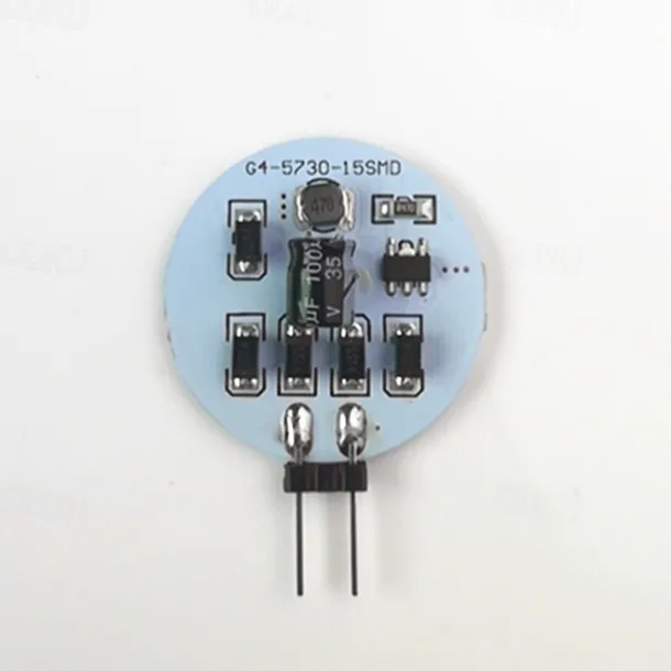 4Pcs G4 LED Bulb 30 Watt Equivalent Bi-Pin LED Disc JC Side Pin 12V-24VDC Low Volt CRI85 300 Lumens White/Warm/Green/Red/Yellow/Blue