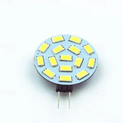 4Pcs G4 LED Bulb 30 Watt Equivalent Bi-Pin LED Disc JC Side Pin 12V-24VDC Low Volt CRI85 300 Lumens White/Warm/Green/Red/Yellow/Blue