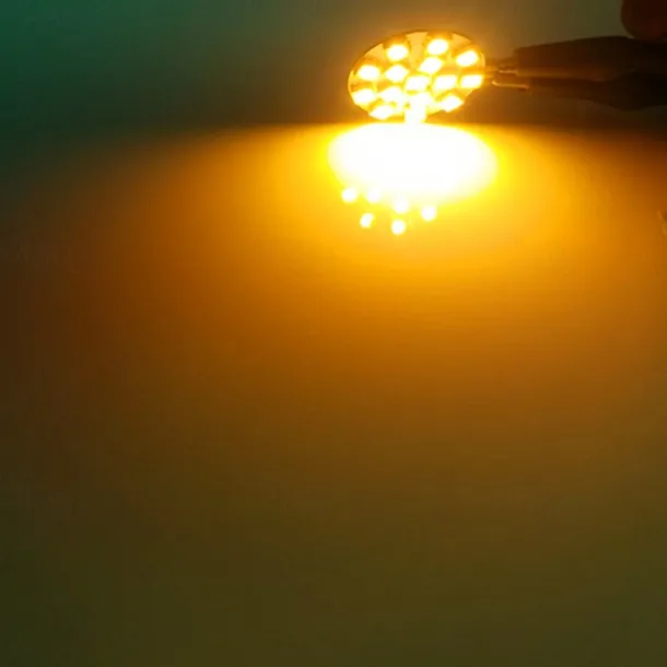 4Pcs G4 LED Bulb 30 Watt Equivalent Bi-Pin LED Disc JC Side Pin 12V-24VDC Low Volt CRI85 300 Lumens White/Warm/Green/Red/Yellow/Blue