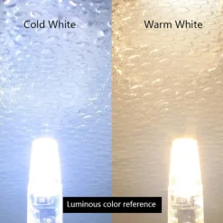 10PCS G4 LED Bulb 3W Equivalent to G4 Halogen Bulb 30W Mini G4 LED Light Bulb Warm whit 3000K Daylight White 6000K G4 Base DC 12V