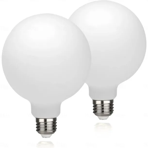 2/4/6PCS G80 7W Globe LED Edison Bulb 650lm E27 Base Opalescent Glass Facing Very Suitable for Dresser Vanity Mirror Floor Lamp AC85-265V