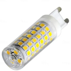 6pcs G9 9W 76LED 2835SMD Corn LED Lamp Bulb Warm Cool Natural White AC110-240V 75W Halogen Bulb Equivalent 750lm Non Flicker