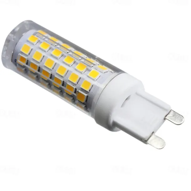 6pcs G9 9W 76LED 2835SMD Corn LED Lamp Bulb Warm Cool Natural White AC110-240V 75W Halogen Bulb Equivalent 750lm Non Flicker