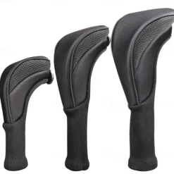 3pcs Golf Club Cover Golf Fan Product Golf Club Cover Driver For Protection Cover Long Neck Anti-friction Club For Head Golf Club Headcover Driver Wood Set Golf Club Covers For Woods And Hybrids Golf